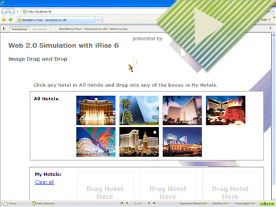 Drag & Drop Image <span> - iRise v6.5</span>
