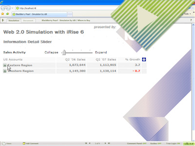 Information Detail Slider <span> - iRise v6.0</span>